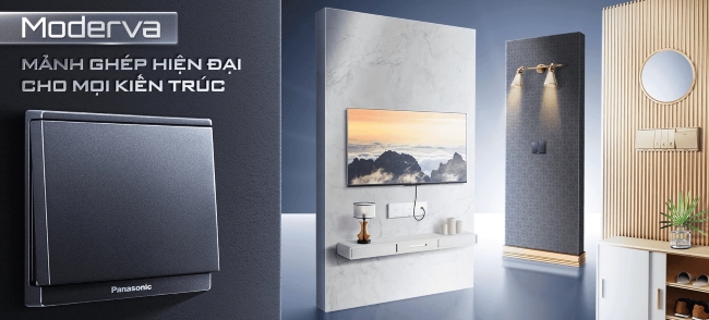 Moderva Đại Lý Phân Phối thiết bị điện Panasonic tại Quảng Ngãi